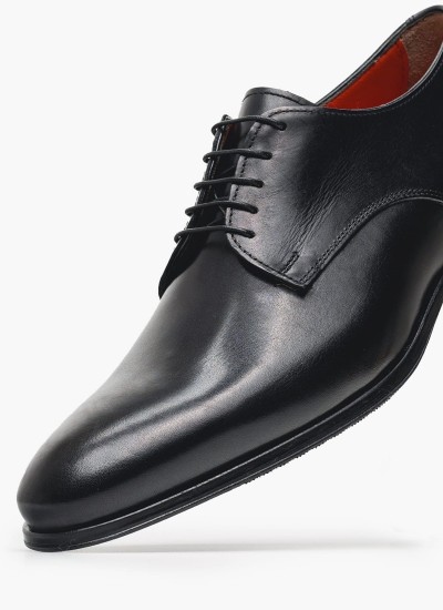 Men Shoes 13609 Black Leather S.Oliver