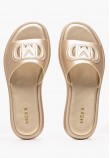 Γυναικεία Flats Rosa.Pacha Χρυσό ECOleather Mexx