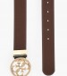 Women Belts 9166 Beige ECOleather Guess