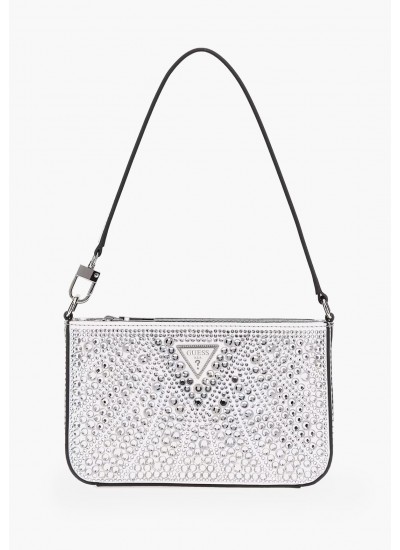 Women Bags Beauvoir.Zip Silver Strash Guess