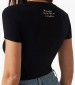 Women T-Shirts - Tops Cn.Flower Black Cotton Guess