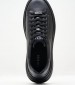 Men Casual Shoes Elba.B Black Leather Guess