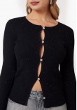 Women Cardigans Elden.Cardi Black Viscose Guess