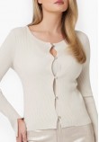 Women Cardigans Elden.Cardi Beige Viscose Guess