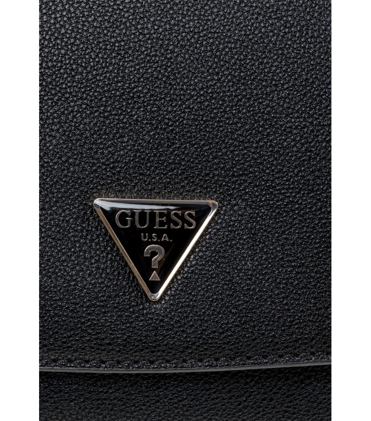 Γυναικείες Τσάντες Fedora.Flap Μαύρο ECOleather Guess