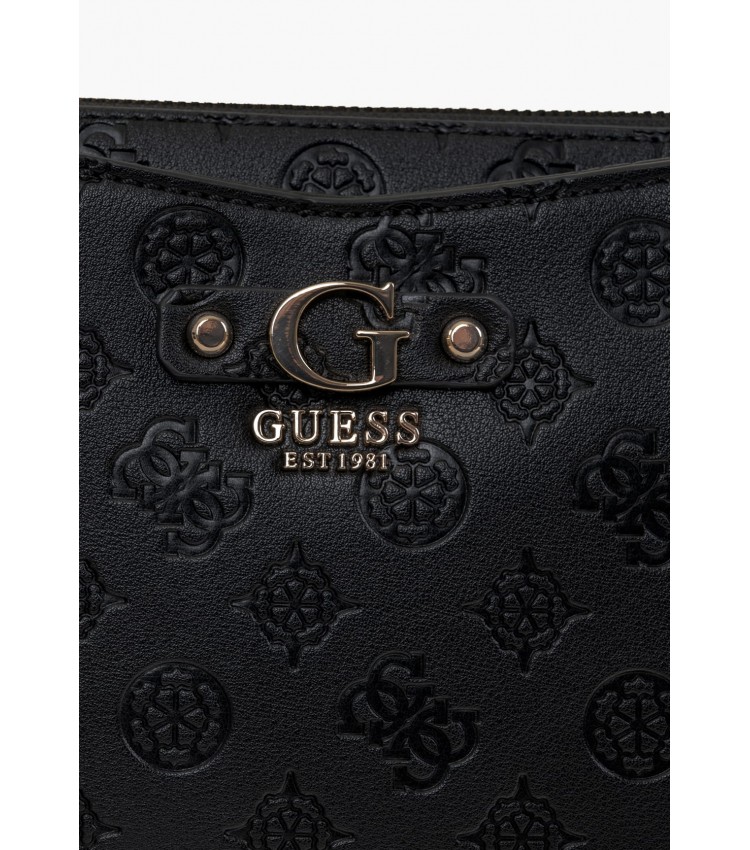 Γυναικείες Τσάντες Gerty.Cross Μαύρο ECOleather Guess