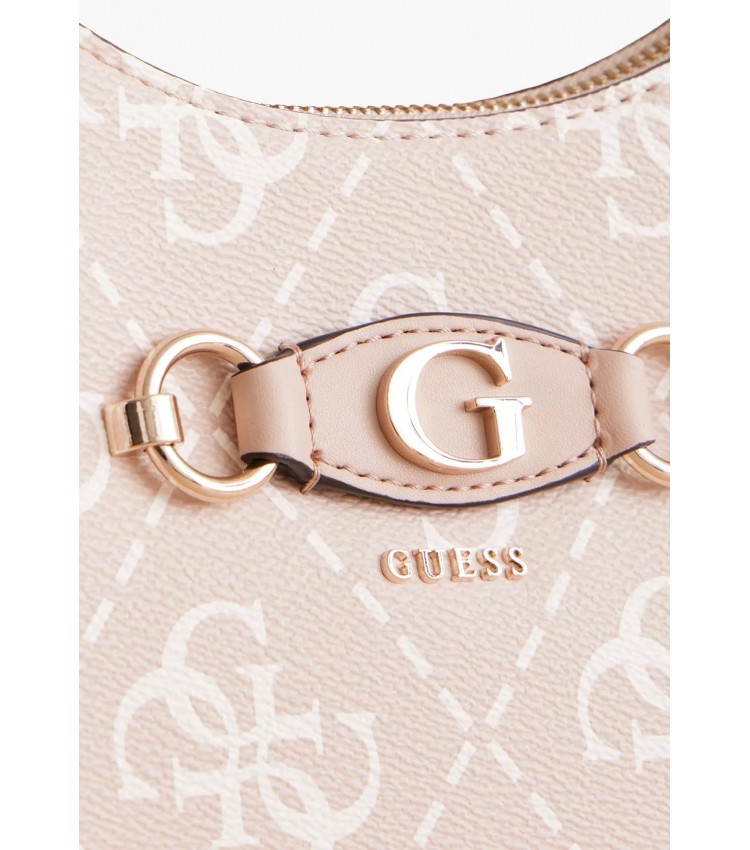 Γυναικείες Τσάντες Izzy.Sbag Nude ECOleather Guess