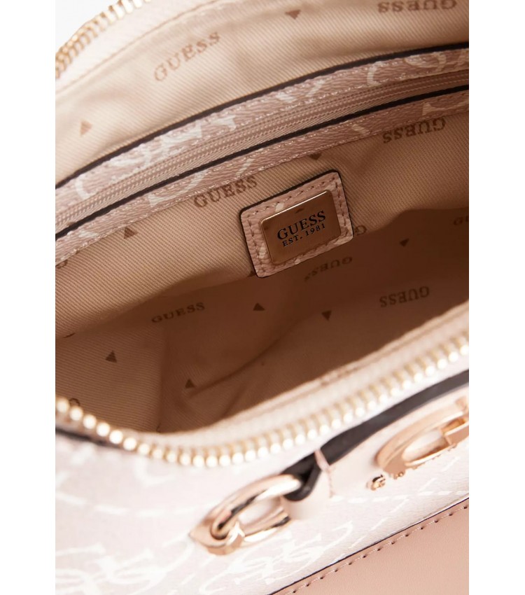 Γυναικείες Τσάντες Izzy.Sbag Nude ECOleather Guess