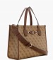 Γυναικείες Τσάντες Izzy2.Tote Μπεζ ECOleather Guess