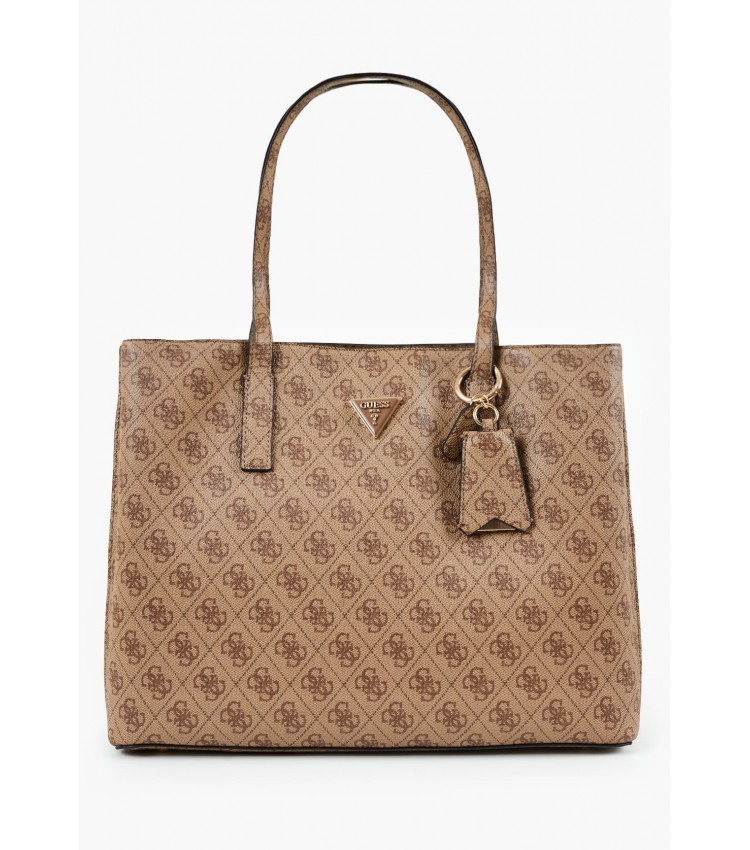 Γυναικείες Τσάντες Meridian.Tote Μπεζ ECOleather Guess