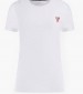 Women T-Shirts - Tops Mini.Triangle White Cotton Guess