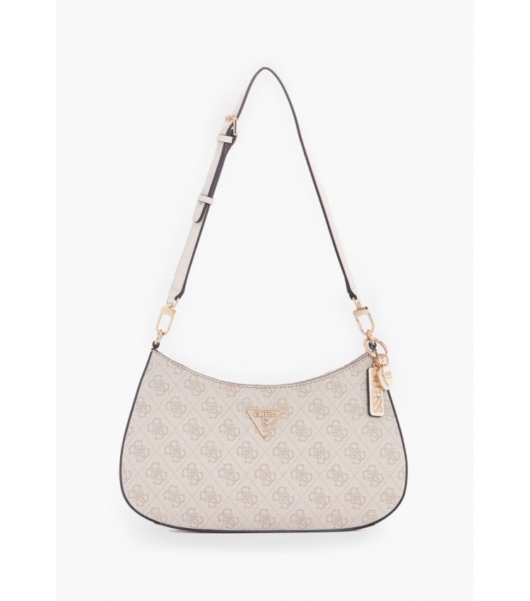 Women Bags Noelle.Tz Beige ECOleather Guess