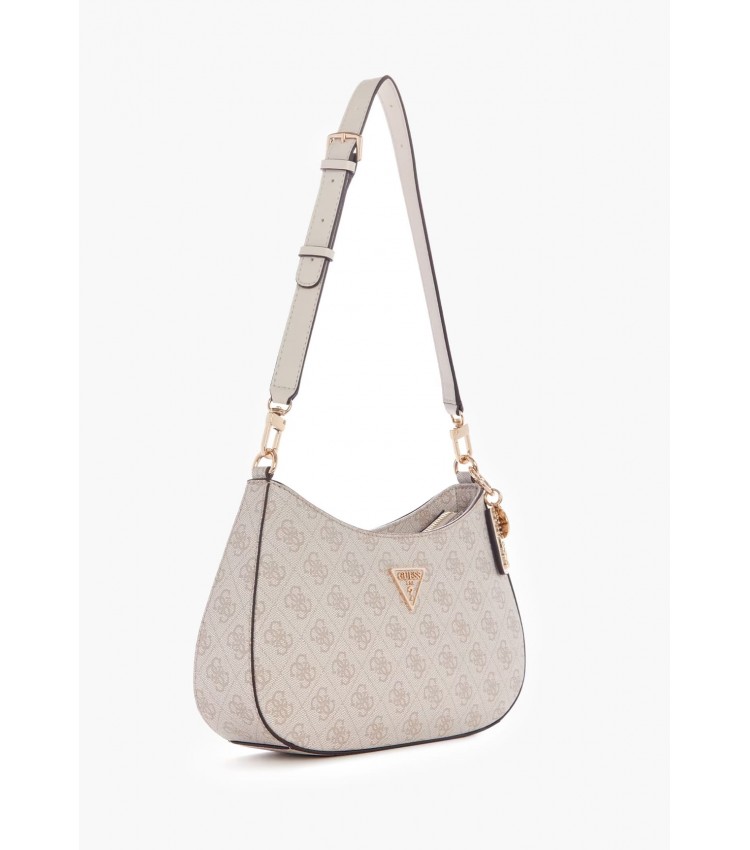 Women Bags Noelle.Tz Beige ECOleather Guess