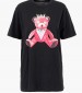 Women T-Shirts - Tops Pink.Bear Black Cotton Guess