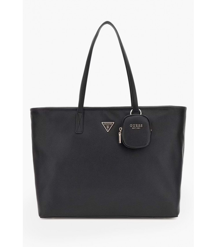 Women Bags Powerplay.S Black ECOleather Guess