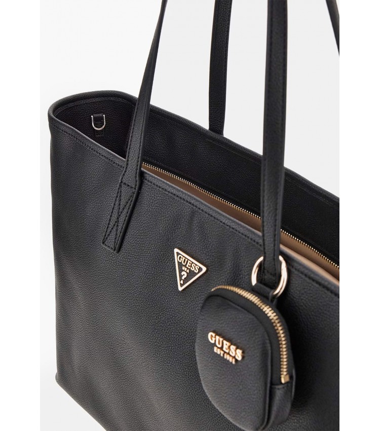 Women Bags Powerplay.S Black ECOleather Guess