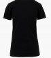 Women T-Shirts - Tops Python.Triangle Black Cotton Guess