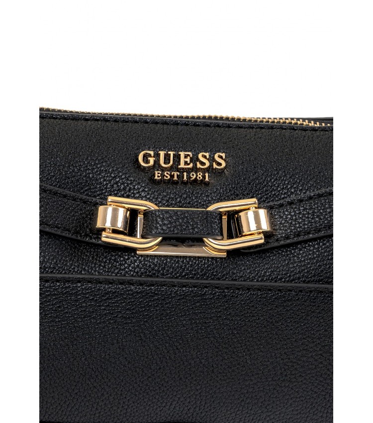 Γυναικείες Τσάντες Silvye.Shld Μαύρο ECOleather Guess