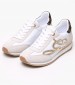 Women Casual Shoes Skroll White Buckskin-Fabric Guess