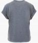 Women T-Shirts - Tops Sleeves.Strass Grey Cotton Guess