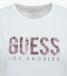 Women T-Shirts - Tops Ss.Python.Lg White Cotton Guess