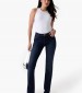 Women Trousers Straight.Power DarkBlue Cotton Guess