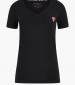 Women T-Shirts - Tops V.Mini Black Cotton Guess