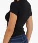 Women T-Shirts - Tops V.Mini Black Cotton Guess