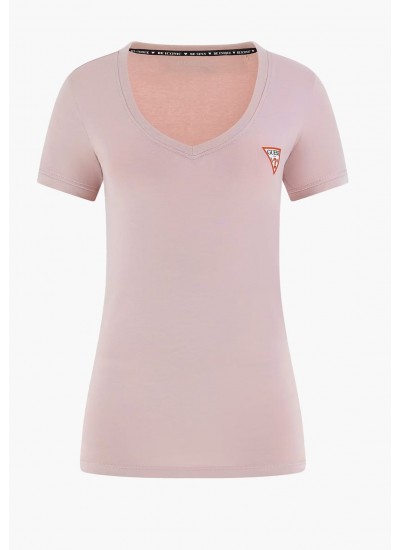 Women T-Shirts - Tops Shield.Pique White Cotton GANT