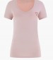 Women T-Shirts - Tops V.Mini Pink Cotton Guess