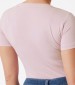 Women T-Shirts - Tops V.Mini Pink Cotton Guess