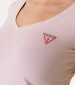 Women T-Shirts - Tops V.Mini Pink Cotton Guess