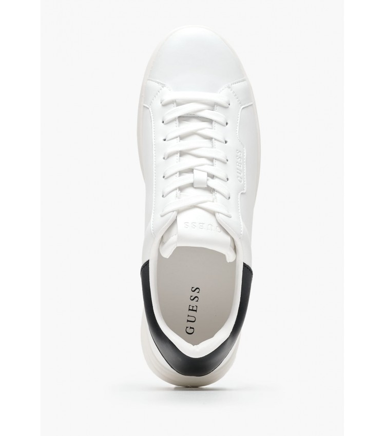 Men Casual Shoes Winno.2 White Leather Guess