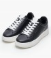 Men Casual Shoes Winno Black Leather Guess