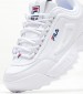 Γυναικεία Παπούτσια Casual Disruptor2.Premium Άσπρο ECOleather Fila