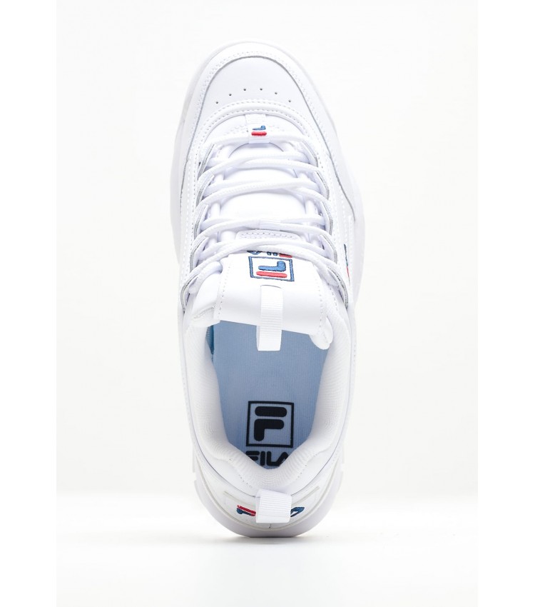 Γυναικεία Παπούτσια Casual Disruptor2.Premium Άσπρο ECOleather Fila