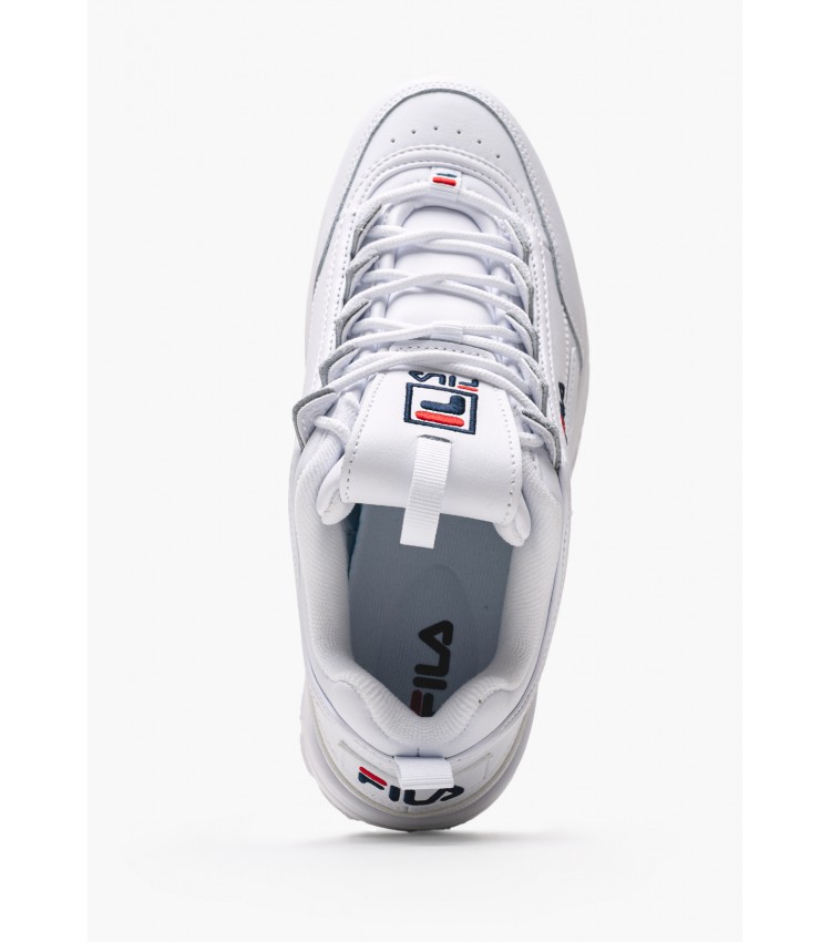 Γυναικεία Παπούτσια Casual Disruptor2.Wedge Άσπρο ECOleather Fila