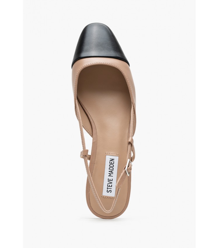 Γυναικεία Flats Belinda Μπεζ Δέρμα Steve Madden