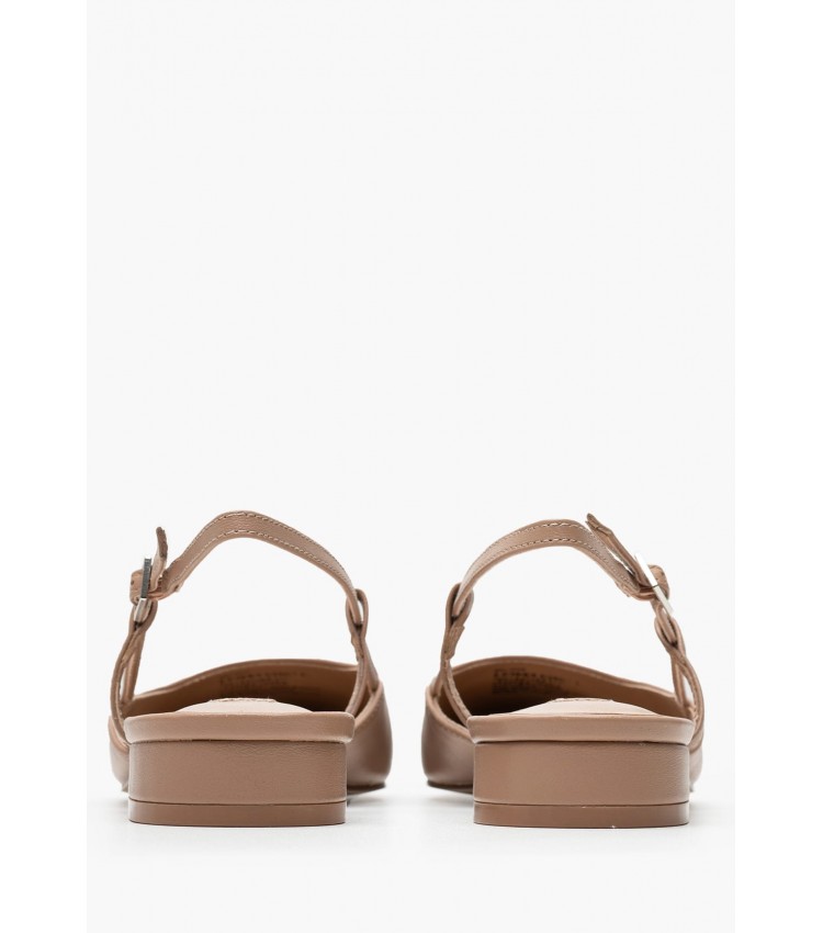 Γυναικεία Flats Belinda Μπεζ Δέρμα Steve Madden