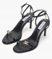 Women Sandals Kelsi Black Leather Steve Madden