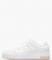 Women Casual Shoes Basket.Lowmix White Leather Calvin Klein