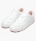 Women Casual Shoes Basket.Lowmix White Leather Calvin Klein