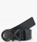 Men Belts Bombe.Mtl Black Leather Calvin Klein