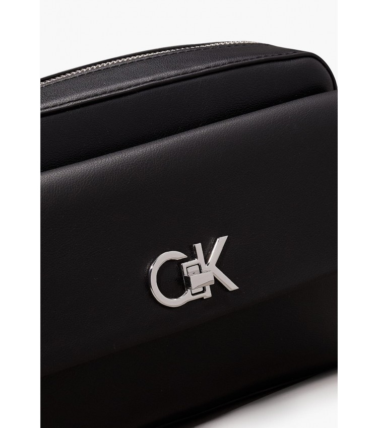 Γυναικείες Τσάντες Camera.Wpocket Μαύρο ECOleather Calvin Klein