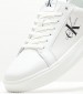 Men Casual Shoes Chunky.Cupsole.B.2 White Leather Calvin Klein