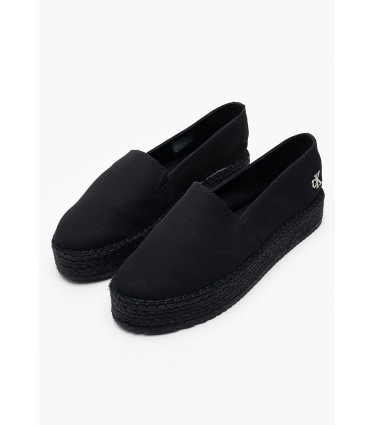 Women Espadrilles Espa.Flatform Black Fabric Calvin Klein