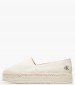 Women Espadrilles Espa.Flatform Beige Fabric Calvin Klein