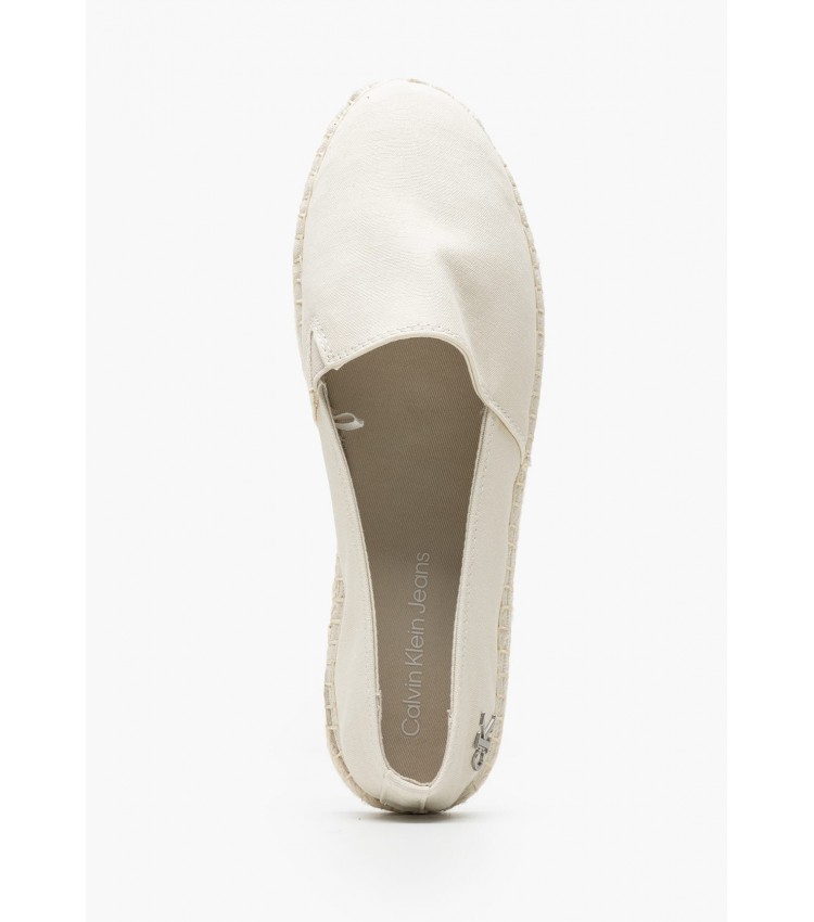 Women Espadrilles Espa.Flatform Beige Fabric Calvin Klein