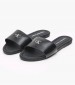 Women Flats Flat.Slide Black ECOleather Calvin Klein