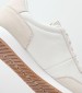 Women Casual Shoes Laceup.Mg White Leather-Buckskin Calvin Klein